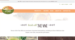 Desktop Screenshot of nectarofthevine.com